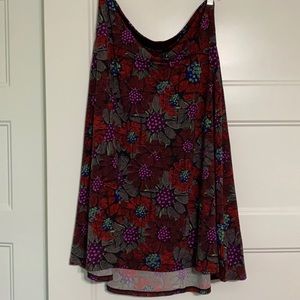 Never Worn LuLaRoe Floral Skirt - Size XL